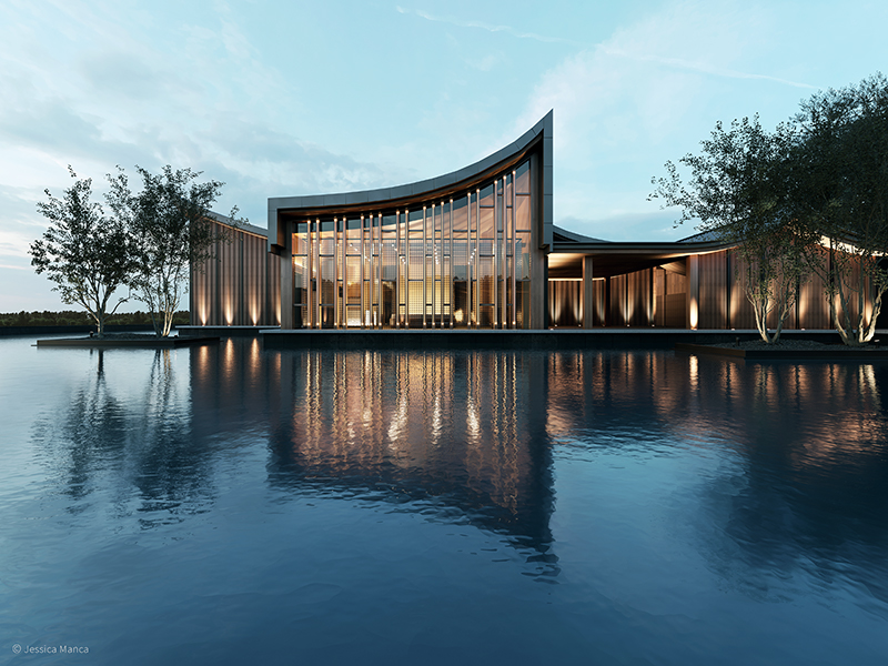 Render fotorealistico del Greenland Hong Kong