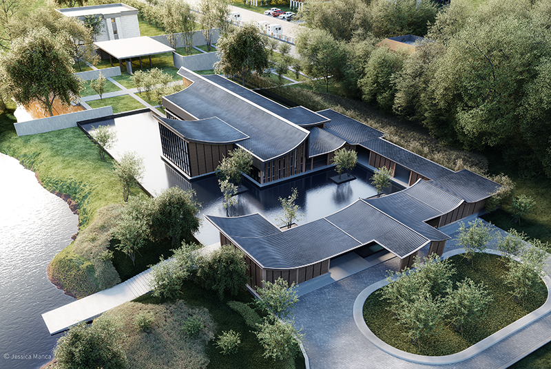 Render fotorealistico del Greenland Hong Kong