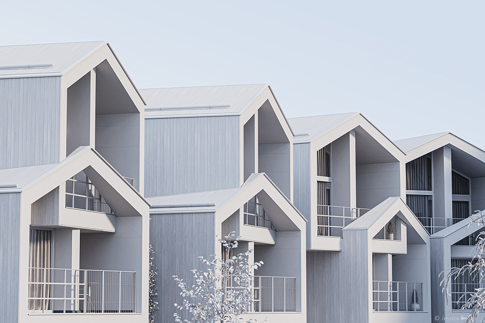 Fasi di lavoro della modellazione delle Green Suite