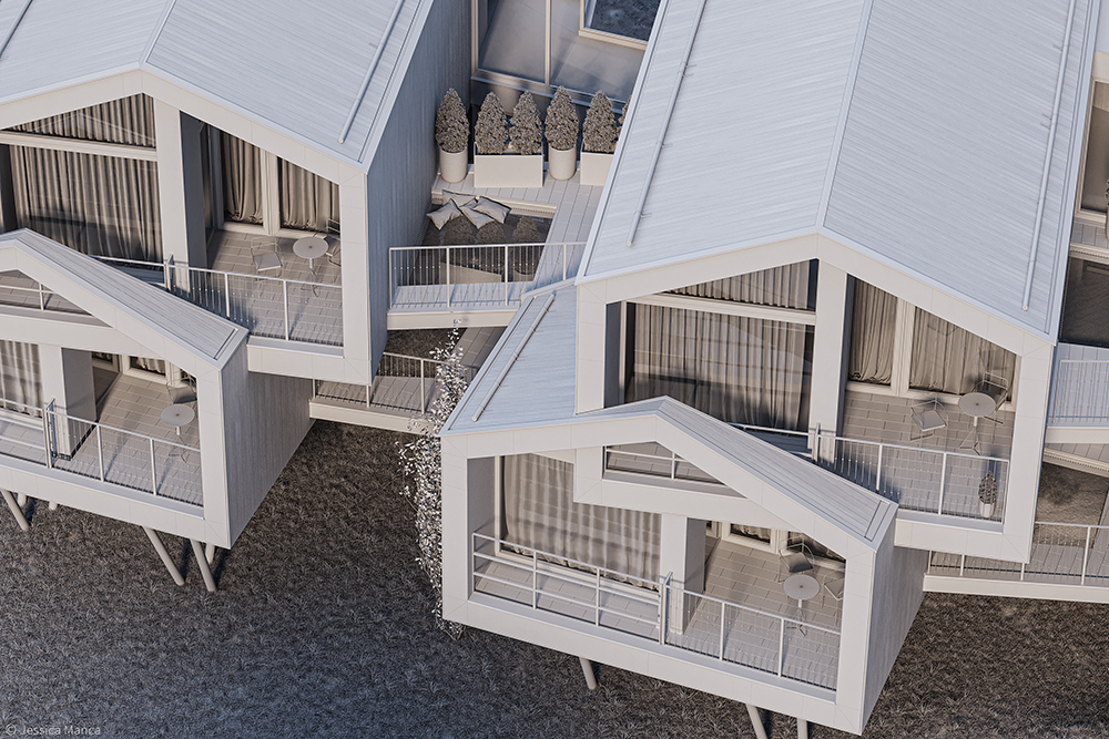 Fasi di lavoro della modellazione delle Green Suite