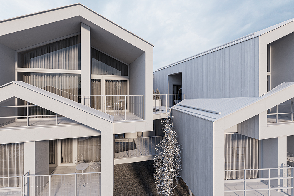 Fasi di lavoro della modellazione delle Green Suite