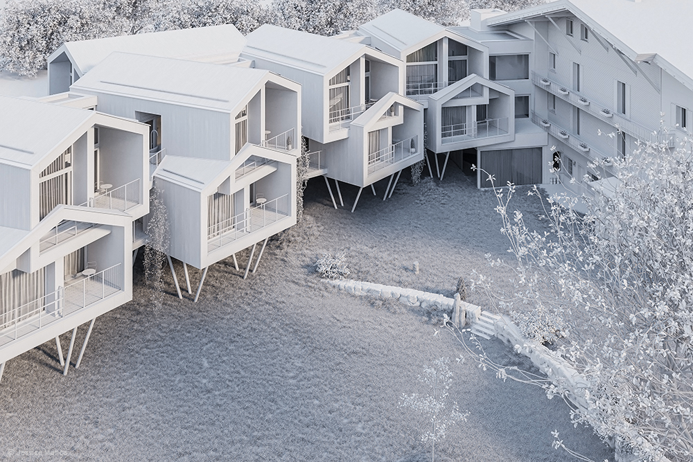 Fasi di lavoro della modellazione delle Green Suite