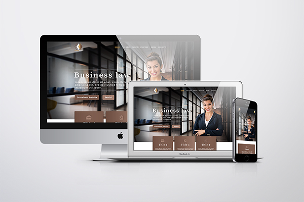 Template per sito vetrina per uno studio legale