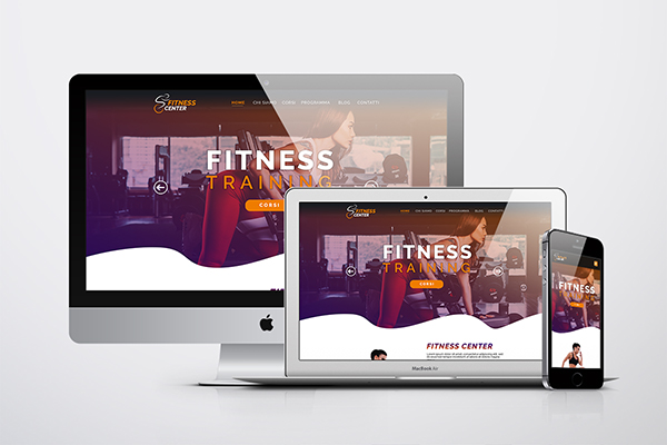 Template per sito vetrina per una palestra di fitness